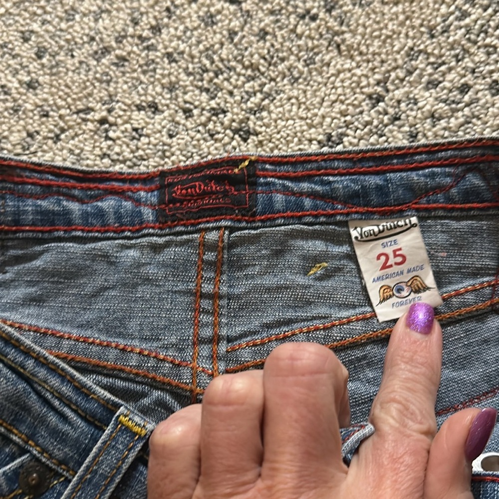 Women’s vintage Von Dutch jeans - Picture 3 of 5
